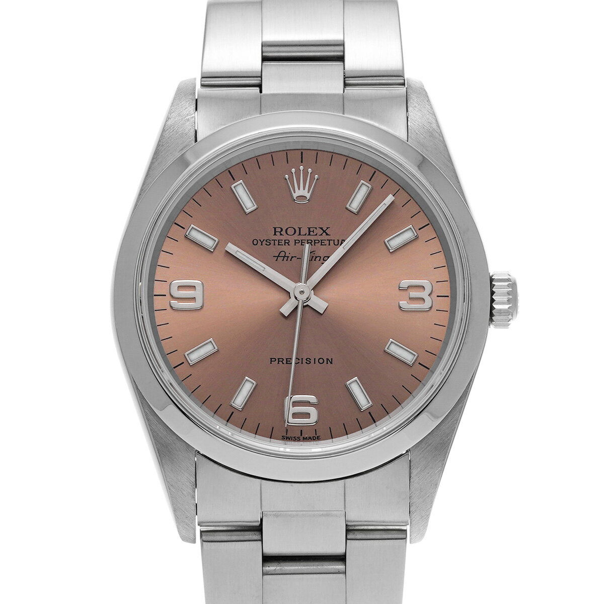 ロレックス ROLEX エアキング 14000 A番(1999年頃製造) ピンク メンズ 腕時計 ロレックス 時計 高級腕時計 ブランド 【ローン36回払い無金利】【中古】
