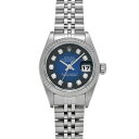 ロレックス ROLEX デイトジャスト 69174G W番(1995年頃製造) ブルー・グラデーション/ダイヤモンド レディース 腕時計 ロレックス 時計 高級...