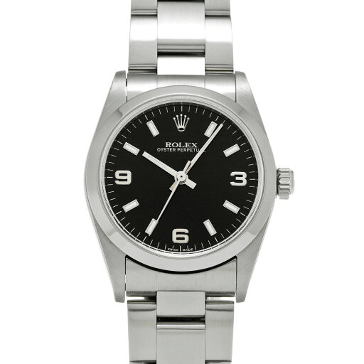 【〜8/11 最大3万円クーポン】ロレックス ROLEX オイスターパーペチュアル 77080 K番(2001年頃製造) ブラック ユニセックス 腕時計 ロレックス 時計 高級腕時計 ブランド 【ローン36回払い無金利】【中古】 【〜8/11 最大3万円クーポン】ロレックス ROLEX オイスターパーペチュアル 77080 K番(2001年頃製造) ブラック ユニセックス 腕時計 ロレックス 時計 高級腕時計 ブランド 【ローン36回払い無金利】【中古】