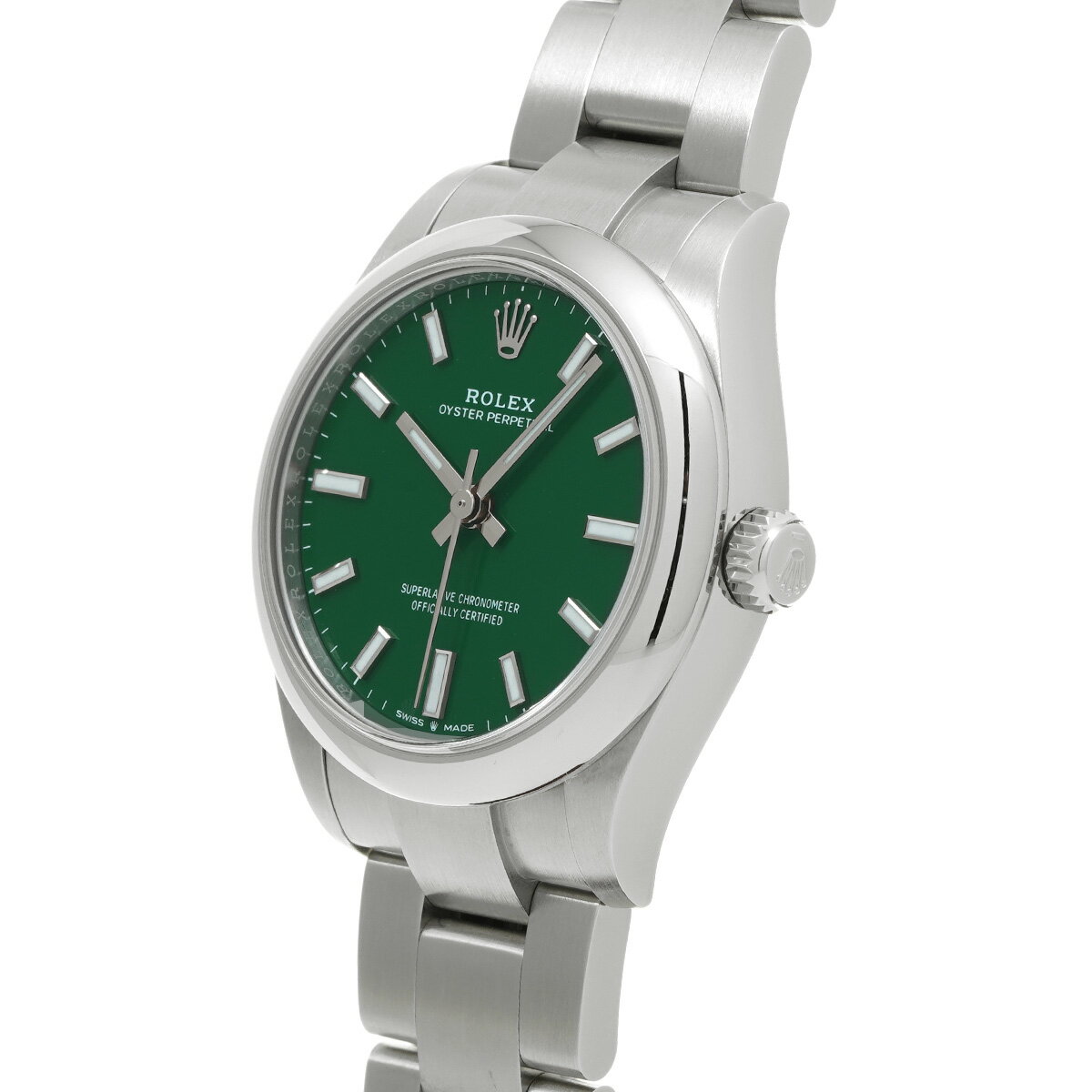 【〜11/27 最大3万円クーポン】ロレックス ROLEX オイスターパーペチュアル 31 277200 ランダムシリアル グリーン ユニセックス 腕時計 ロレックス 時計 高級腕時計 ブランド 【ローン48回払い無金利】【中古】