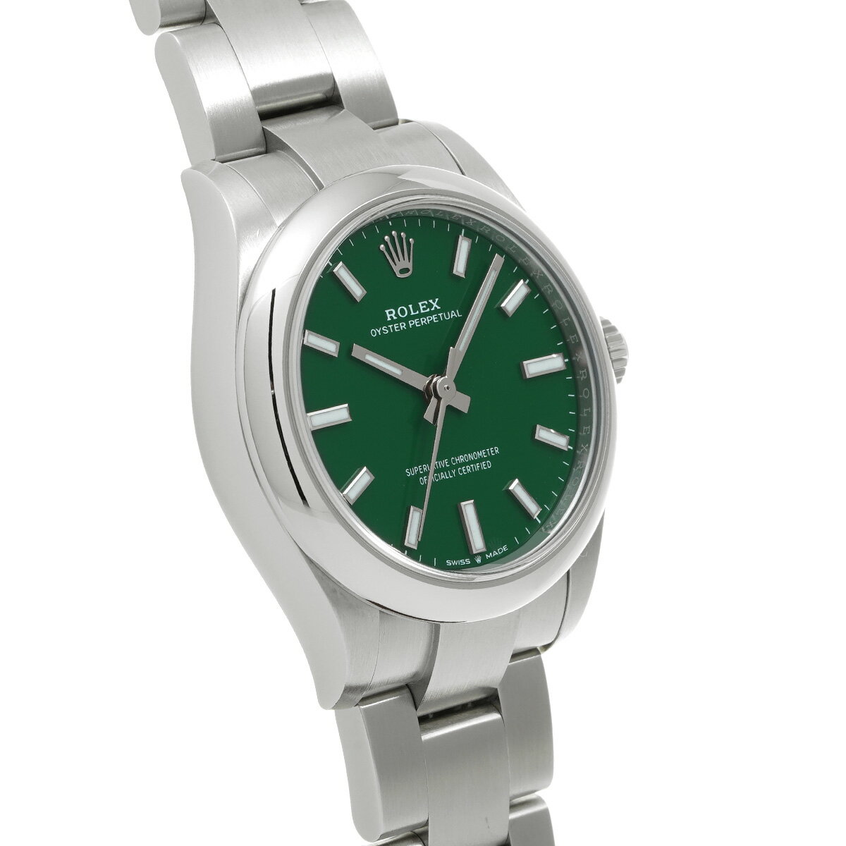 【〜11/27 最大3万円クーポン】ロレックス ROLEX オイスターパーペチュアル 31 277200 ランダムシリアル グリーン ユニセックス 腕時計 ロレックス 時計 高級腕時計 ブランド 【ローン48回払い無金利】【中古】