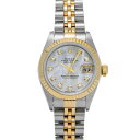 ロレックス ROLEX デイトジャスト 79173NG ホワイトシェル/ダイヤモンド レディース 腕時計 ロレックス 時計 高級腕時計 ブランド 【ローン36回払い無金利】【中古】