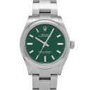 ロレックス ROLEX オイスターパーペチュアル 31 277200 グリーン ユニセックス 腕時計 ロレックス 時計 高級腕時計 ブランド 【ローン36回払い無金利】【中古】