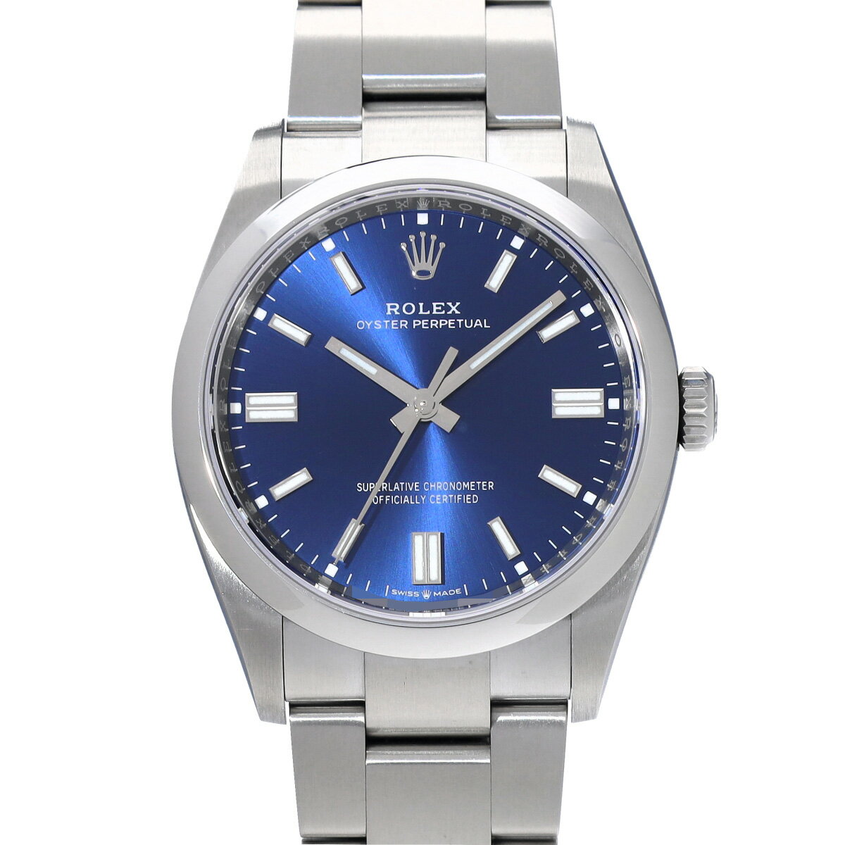 ロレックス ROLEX オイスターパーペチュアル 36 126000 ランダムシリアル ブライトブルー メンズ 腕時計 ロレックス 時計 高級腕時計 ブランド 【ローン36回払い無金利】【中古】