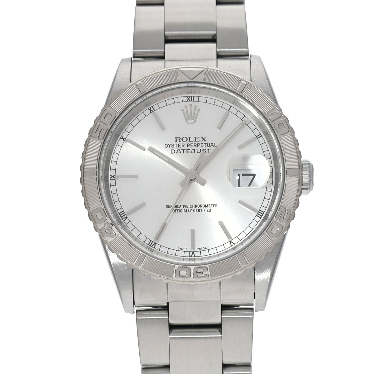 ロレックス ROLEX デイトジャスト サンダーバード 16264 P番(2000年頃製造) シルバー メンズ 腕時計 ロレックス 時計 高級腕時計 ブランド 【ローン36回払い無金利】【中古】
