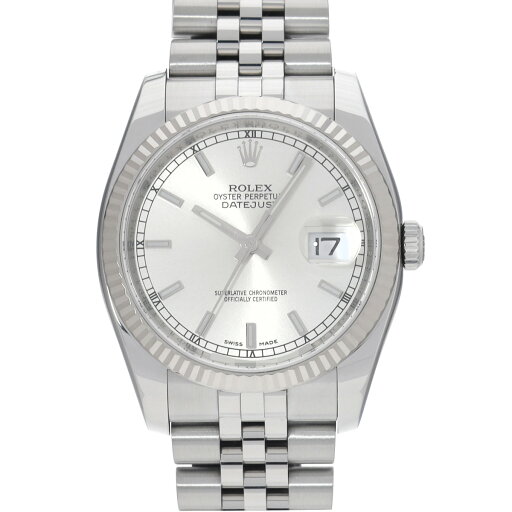 ロレックス ROLEX デイトジャスト 116234 M番(2008年頃製造) シルバー メンズ 腕時計 ロレックス 時計 高級腕時計 ブランド 【ローン36回払い無金利】【中古】 ロレックス ROLEX デイトジャスト 116234 M番(2008年頃製造) シルバー メンズ 腕時計 ロレックス 時計 高級腕時計 ブランド 【ローン36回払い無金利】【中古】