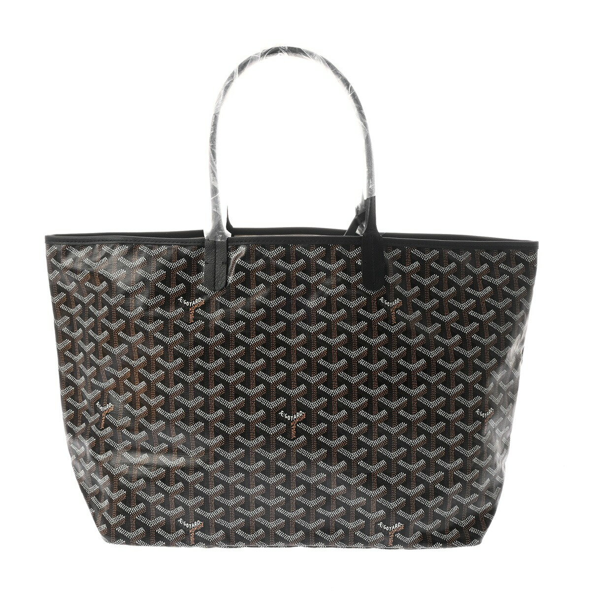 ゴヤール GOYARD ヘリンボーン サンルイ PM ブラック/ブラウン PVC/カーフ ユニセックス トートバッグ ゴヤール トートバッグ バック ブランド 【ローン48回払い無金利】【未使用】