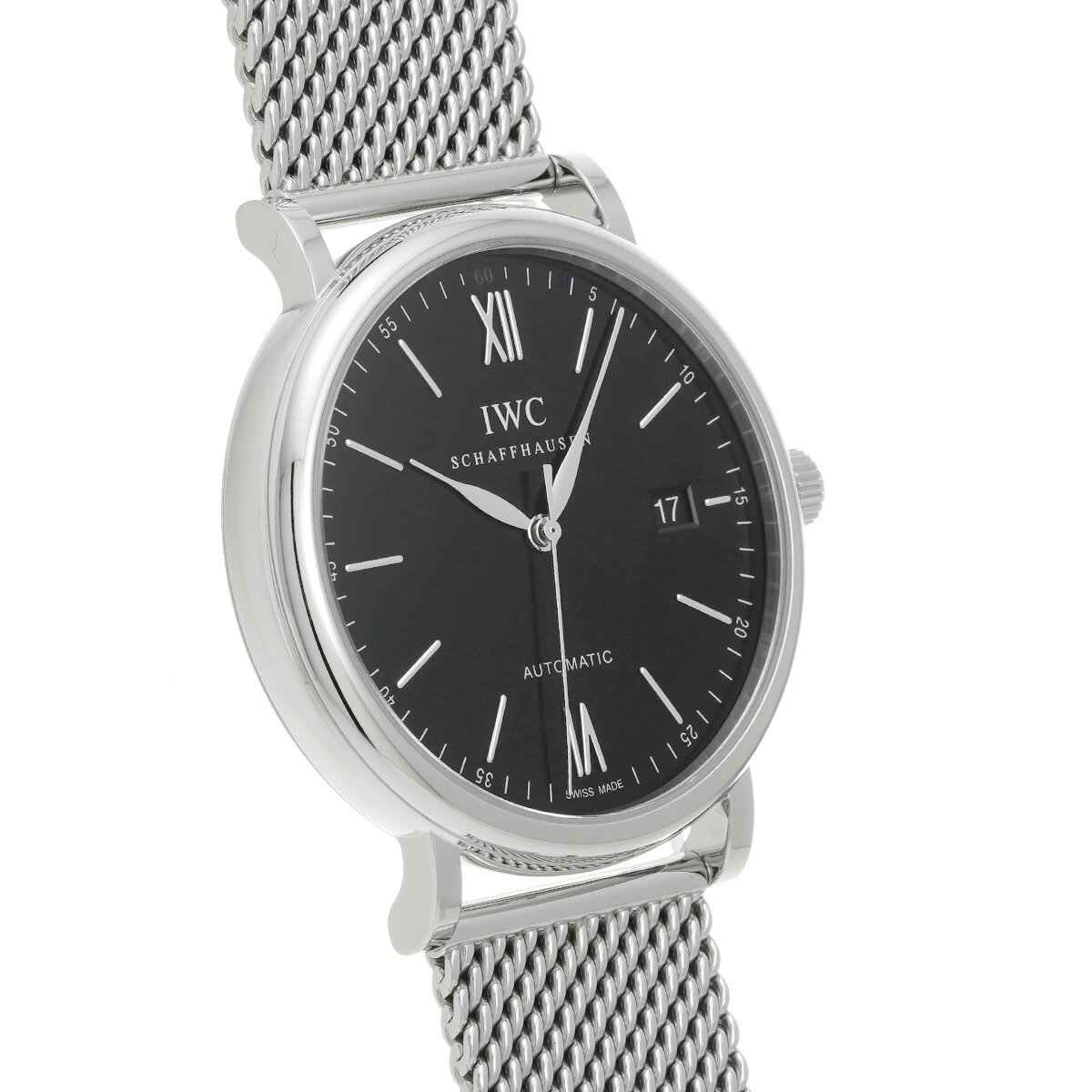 【〜10/27 最大3万円クーポン】IWC ポートフィノ オートマティック IW356506 ブラック メンズ 腕時計 IWC 時計 高級腕時計 ブランド 【ローン36回払い無金利】【中古】