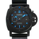 パネライ PANERAI サブマーシブル カーボテック 47mm PAM01616 ブラック メンズ 腕時計 パネライ 時計 高級腕時計 ブランド 【ローン36...