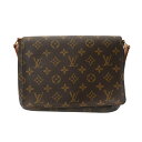 【〜8/11 最大3万円クーポン】ルイ ヴィトン LOUIS VUITTON モノグラム ミュゼットタンゴロング ブラウン M51257 モノグラムキャンバス ...