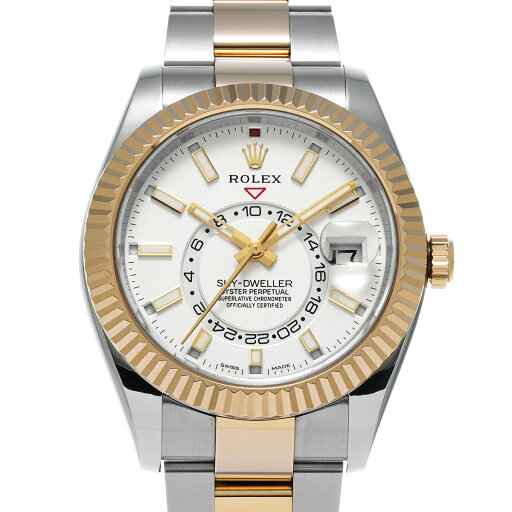 ロレックス ROLEX スカイドゥエラー 326933 ランダムシリアル ホワイト メンズ 腕時計 ロレックス 時計 高級腕時計 ブランド 【ローン36回払い無金利】【中古】 ロレックス ROLEX スカイドゥエラー 326933 ランダムシリアル ホワイト メンズ 腕時計 ロレックス 時計 高級腕時計 ブランド 【ローン36回払い無金利】【中古】