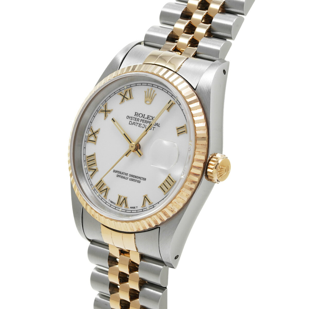 ロレックス ROLEX デイトジャスト 16233 X番(1992年頃製造) ホワイト メンズ 腕時計 ロレックス 時計 高級腕時計 ブランド 【ローン36回払い無金利】【中古】