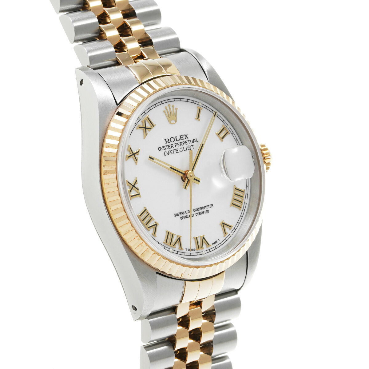 ロレックス ROLEX デイトジャスト 16233 X番(1992年頃製造) ホワイト メンズ 腕時計 ロレックス 時計 高級腕時計 ブランド 【ローン36回払い無金利】【中古】