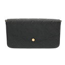 【~9/26 最大4万円クーポン】ルイ ヴィトン LOUIS VUITTON モノグラムアンプラント ポシェットフェリシー ノワール M82477 レザー レディース クラッチバッグ ヴィトンバッグ バック ブランド 【ローン36回払い無金利】【中古】
