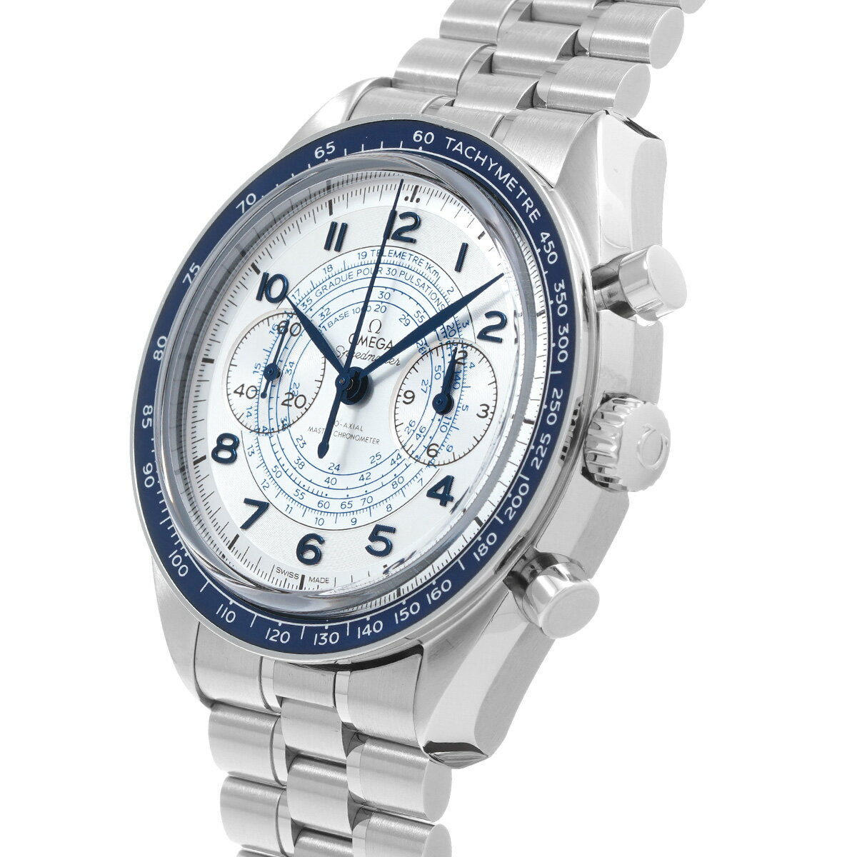 【〜8/11 最大3万円クーポン】オメガ OMEGA スピードマスター クロノスコープ コーアクシャル マスタークロノメーター 329.30.43.51.02.001 シルバー メンズ 腕時計 オメガ 時計 高級腕時計 ブランド 【ローン36回払い無金利】【中古】