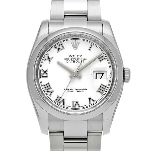 ロレックス ROLEX デイトジャスト 116200 G番(2010年頃製造) ホワイト メンズ 腕時計 ロレックス 時計 高級腕時計 ブランド 【ローン36回払い無金利】【中古】 ロレックス ROLEX デイトジャスト 116200 G番(2010年頃製造) ホワイト メンズ 腕時計 ロレックス 時計 高級腕時計 ブランド 【ローン36回払い無金利】【中古】