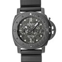 【~9/11 最大3万円クーポン】パネライ PANERAI サブマーシブル マリーナ ミリターレ カーボテック 47mm PAM00979 X番(2021年頃製造) ブラック メンズ 腕時計 パネライ 時計 高級腕時計 ブランド 【ローン36回払い無金利】【中古】