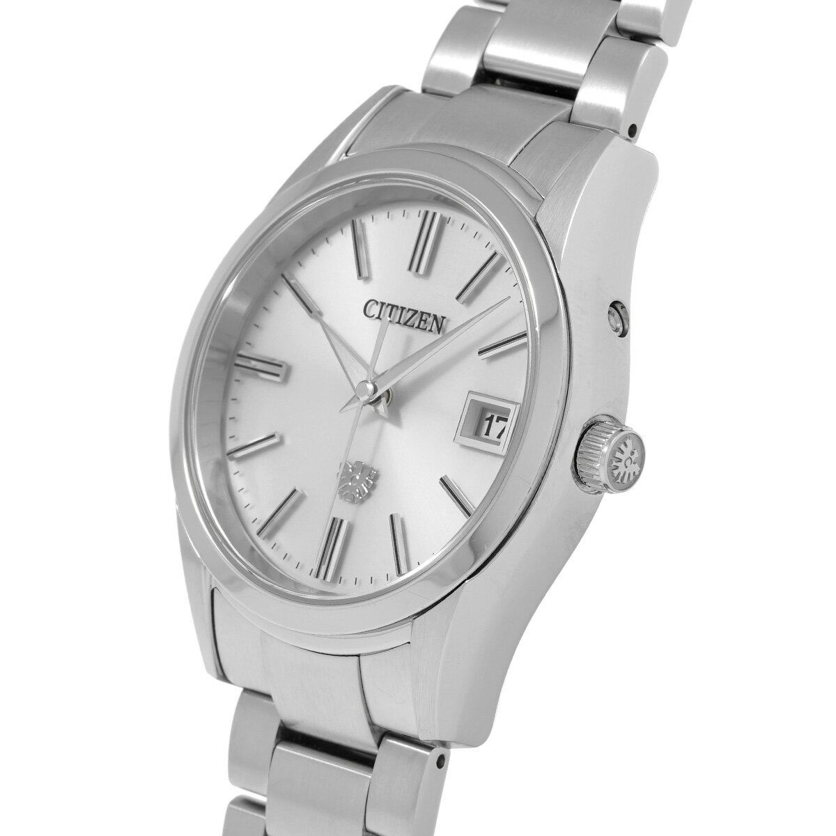 シチズン CITIZEN ザ・シチズン エコドライブ AQ4080-52A シルバー メンズ 腕時計 シチズン 時計 高級腕時計 ブランド 【ローン48回払い無金利】【中古】