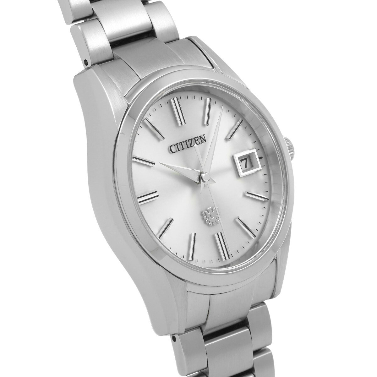 シチズン CITIZEN ザ・シチズン エコドライブ AQ4080-52A シルバー メンズ 腕時計 シチズン 時計 高級腕時計 ブランド 【ローン48回払い無金利】【中古】