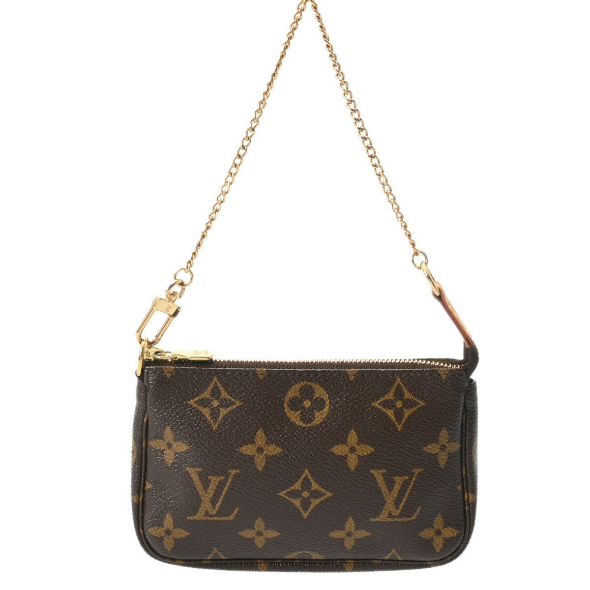 【〜11/27 最大3万円クーポン】ルイ ヴィトン LOUIS VUITTON モノグラム ミニポシェットアクセソワール ブラウン M58009 モノグラムキャ...