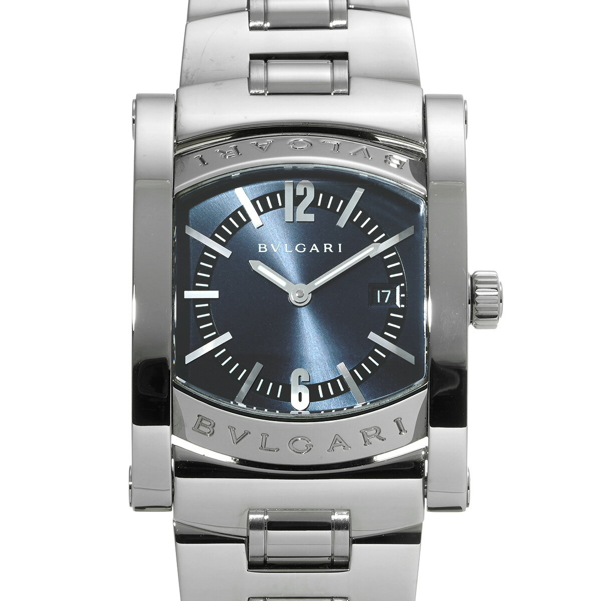 ブルガリ BVLGARI アショーマ AA39S ブルーグレー ユニセックス 腕時計 ブルガリ 時計 高級腕時計 ブランド 【ローン36回払い無金利】【中古】