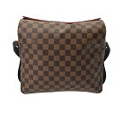 ルイ ヴィトン LOUIS VUITTON ダミエ ナヴィグリオ ブラウン N45255 ダミエキャンバス ユニセックス ショルダーバッグ ヴィトンバッグ バッ...