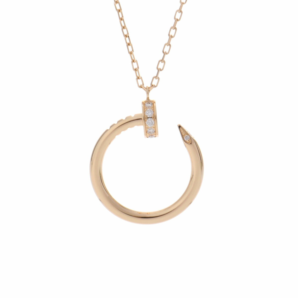 カルティエ CARTIER ジュストアンクル ネックレス K18イエローゴールド YG ダイヤモンド レディース ネックレス カルティエ 【ローン36回払い無金利】【中古】のサムネイル