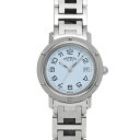 【~9/26 最大4万円クーポン】エルメス HERMES クリッパーナクレ CL6.410.214/3831 ライトブルー ユニセックス 腕時計 エルメス 時計 高級腕時計 ブランド 【ローン36回払い無金利】【中古】