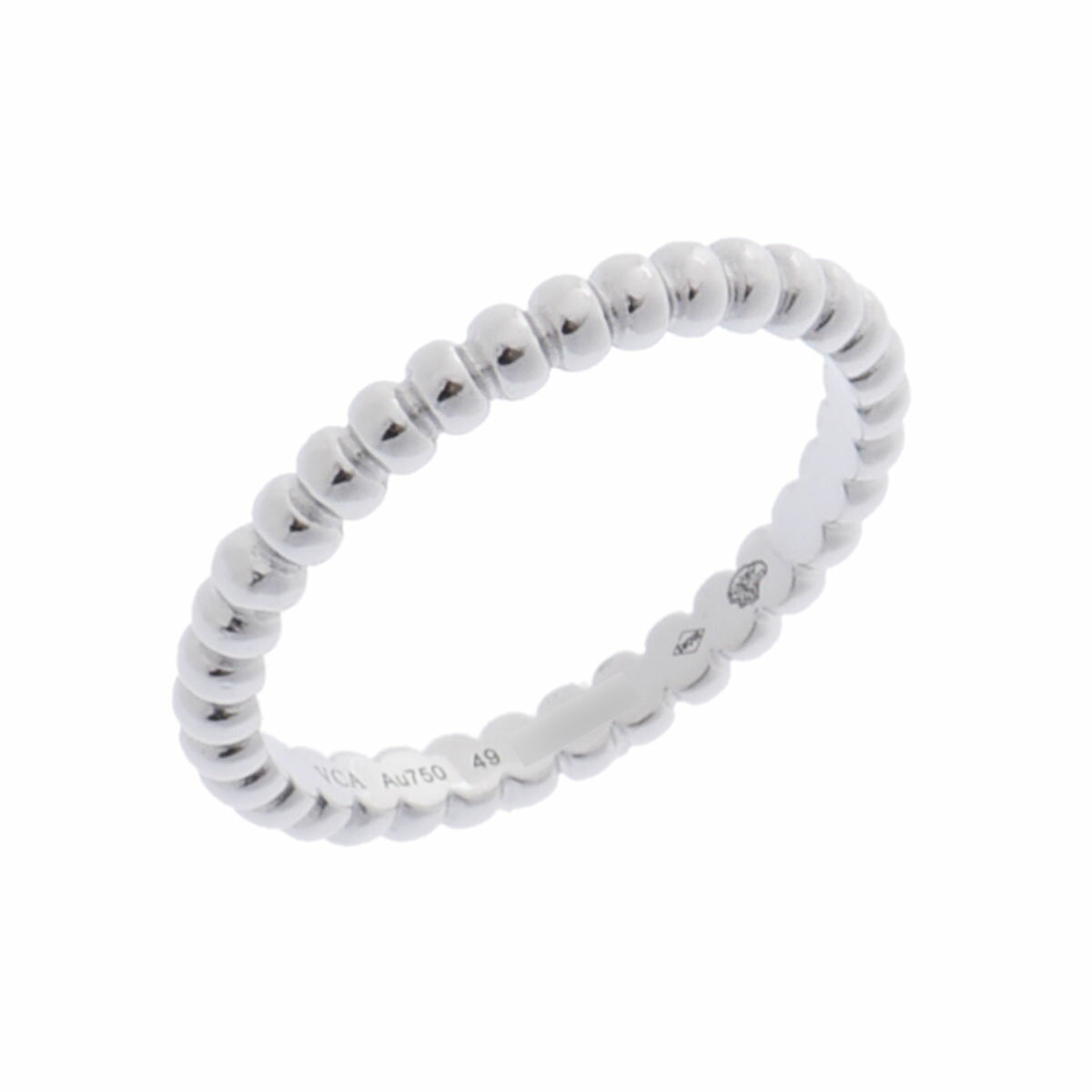 ヴァン クリーフ&アーペル Van Cleef & Arpels ペルレリング スモール #49 VCARPJME49 K18ホワイトゴールド WG レディース リング・指輪 ヴァン クリーフ&アーペル 【ローン36回払い無金利】【中古】のサムネイル