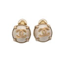 シャネル CHANEL イヤリング ゴールド/ホワイト GP/フェイクパール レディース イヤリング シャネル 【ローン36回払い無金利】【中古】