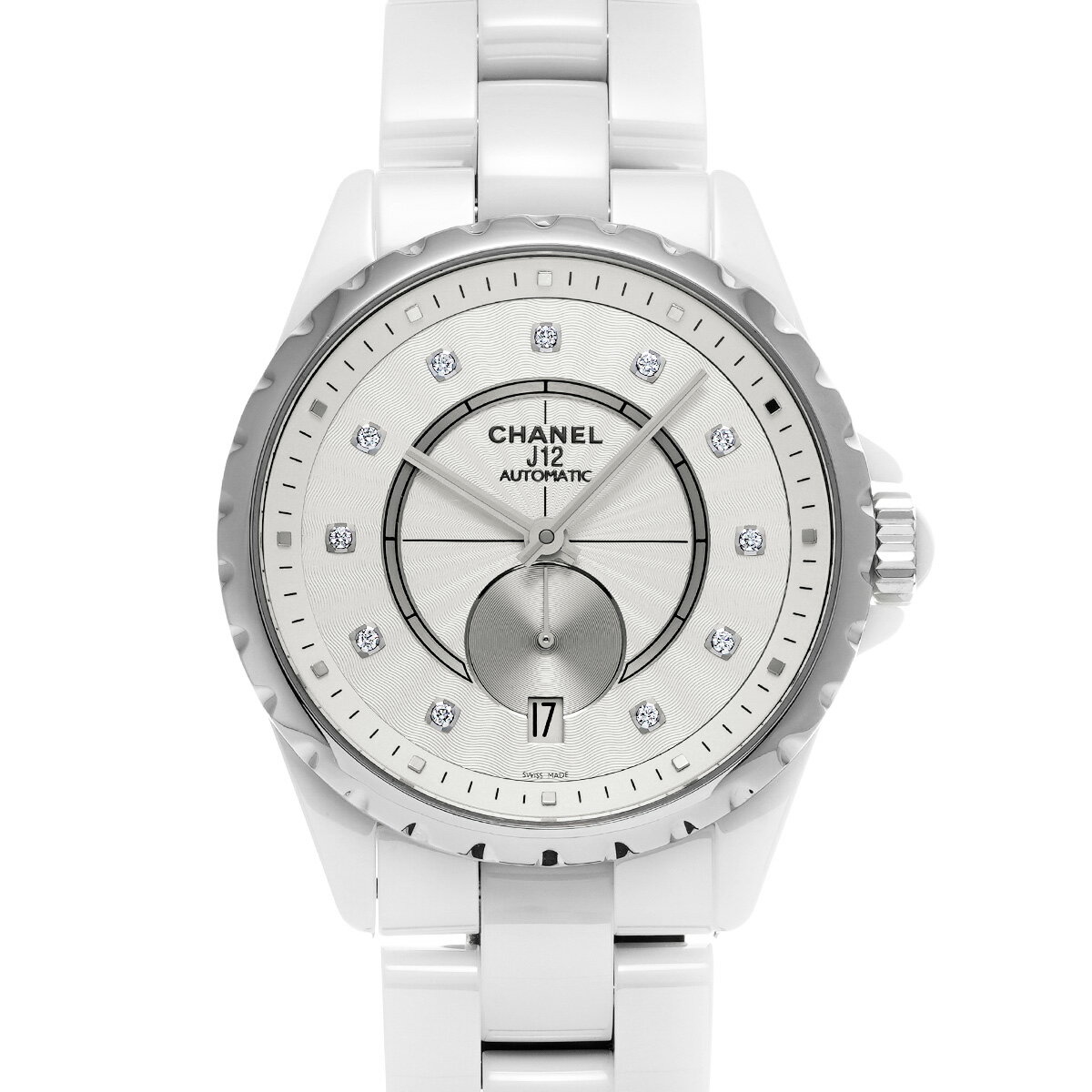 シャネル CHANEL J12 365 H4345 シルバー/ダイヤモンド ユニセックス 腕時計 シャネル 時計 高級腕時計 ブランド 【ローン48回払い無金利】【中古】
