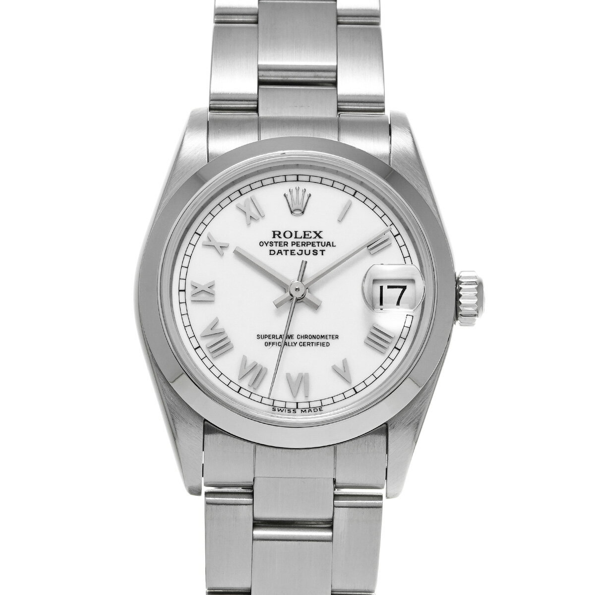 ロレックス ROLEX デイトジャスト 68240 U番(1997年頃製造) ホワイト ユニセックス 腕時計 ロレックス 時計 高級腕時計 ブランド 【ローン48回払い無金利】【中古】