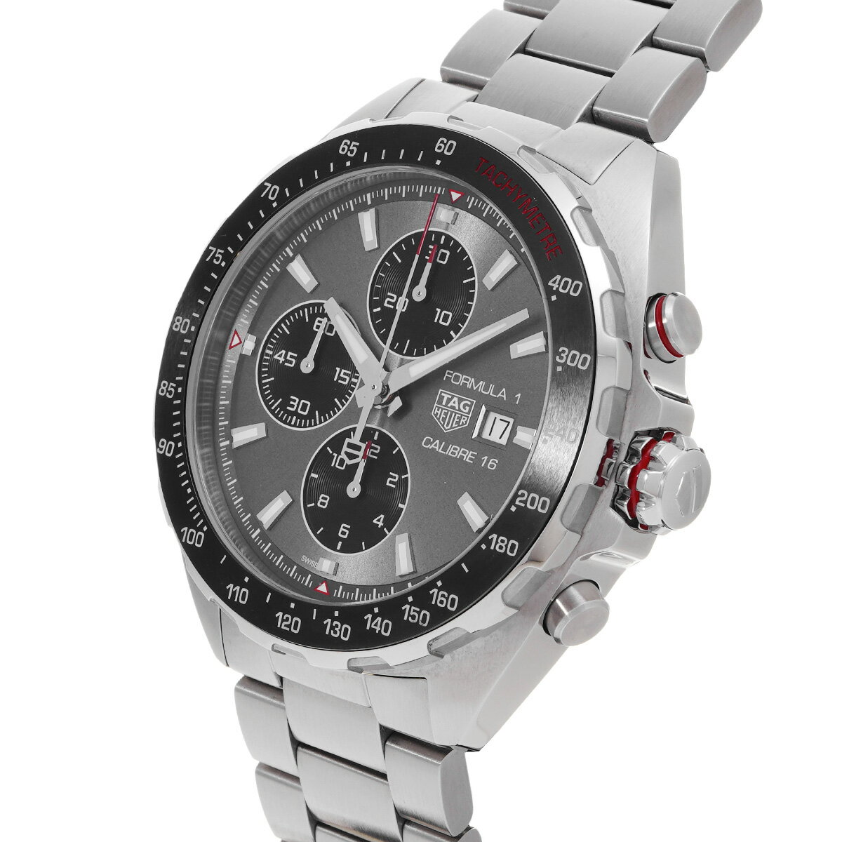 【〜9/26 最大4万円クーポン】タグ ホイヤー TAG HEUER フォーミュラ1 キャリバー16 クロノグラフ CAZ2012.BA0876 グレー/ブラック メンズ 腕時計 タグ ホイヤー 時計 高級腕時計 ブランド 【ローン36回払い無金利】【中古】