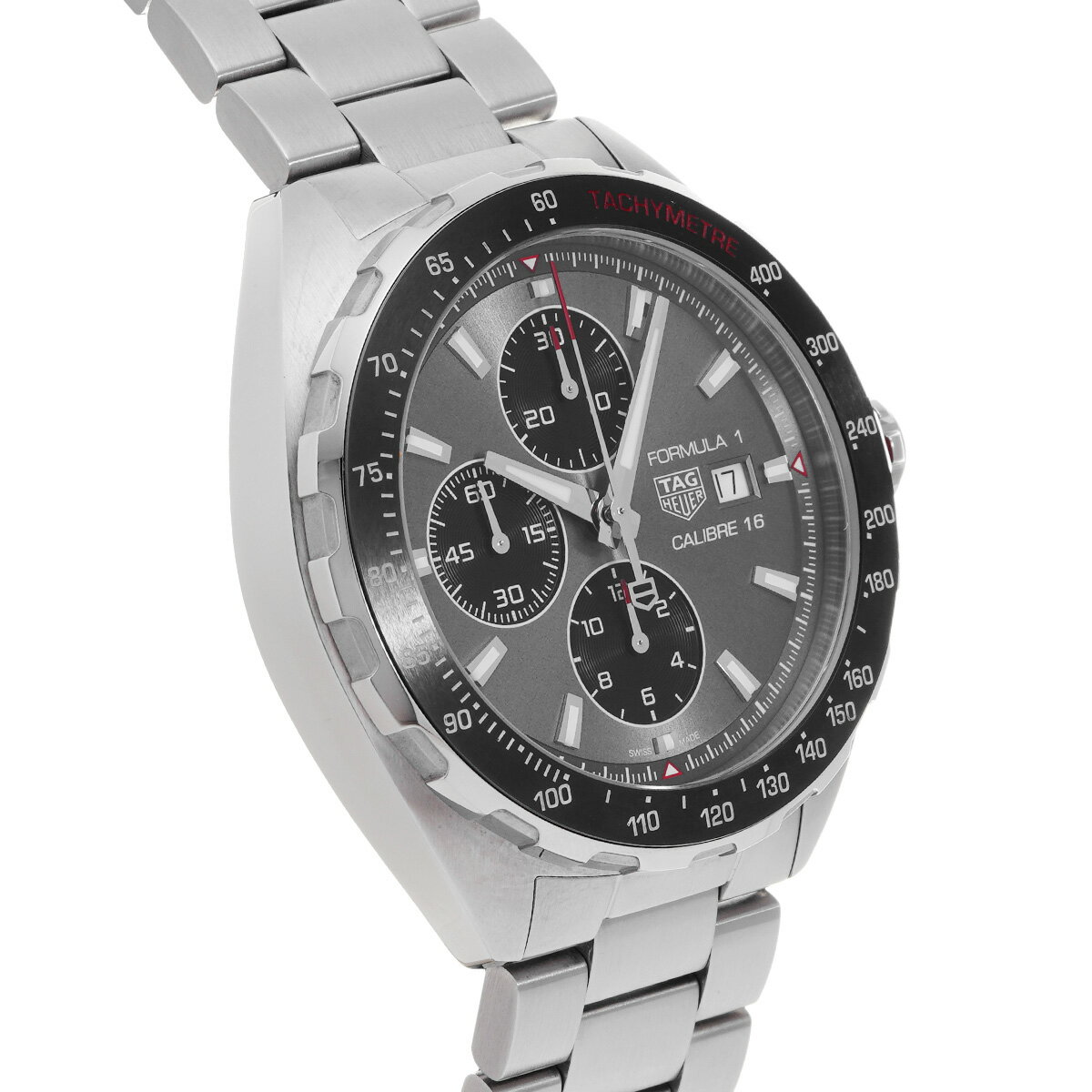 【〜9/26 最大4万円クーポン】タグ ホイヤー TAG HEUER フォーミュラ1 キャリバー16 クロノグラフ CAZ2012.BA0876 グレー/ブラック メンズ 腕時計 タグ ホイヤー 時計 高級腕時計 ブランド 【ローン36回払い無金利】【中古】