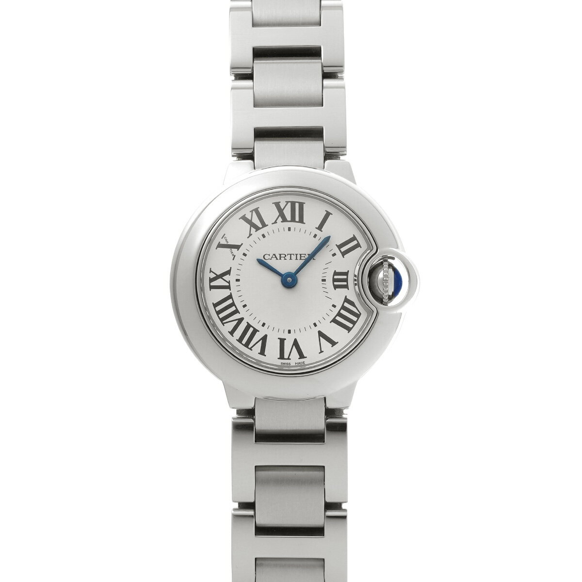 カルティエ CARTIER バロンブルー ドゥ カルティエ 28mm W69010Z4 シルバー レディース 腕時計 カルテ..