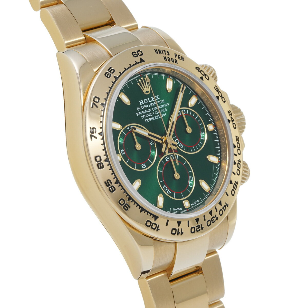 【〜11/27 最大3万円クーポン】ロレックス ROLEX コスモグラフ デイトナ 116508 ランダムシリアル グリーン メンズ 腕時計 ロレックス 時計 高級腕時計 ブランド 【ローン48回払い無金利】【中古】