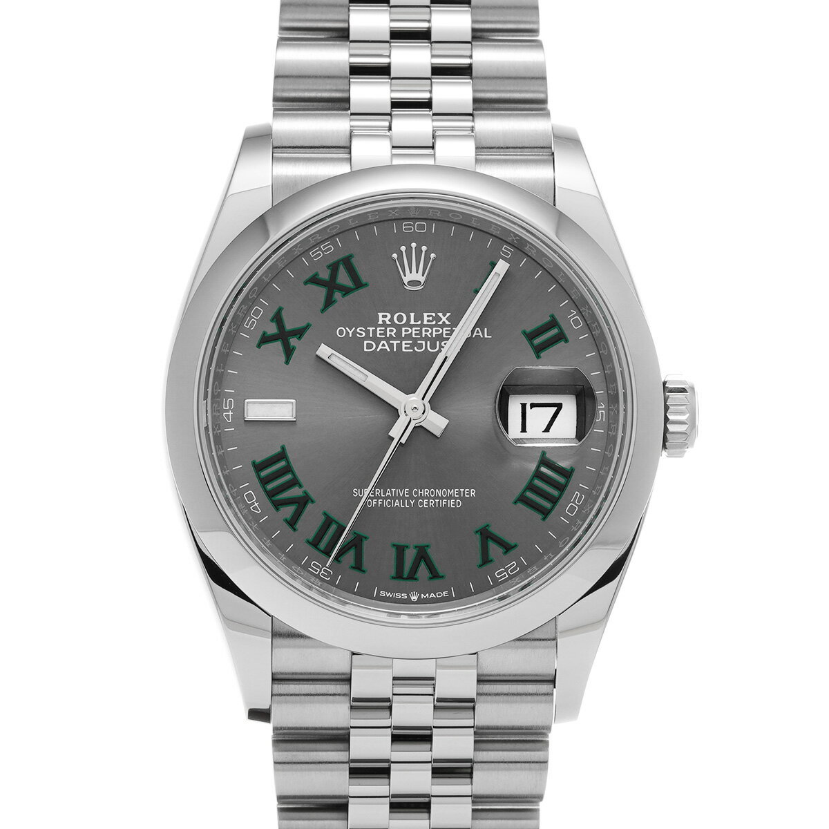 ロレックス ROLEX デイトジャスト 36 126200 スレート メンズ 腕時計 ロレックス 時計 高級腕時計 ブランド 【ローン36回払い無金利】【中古】