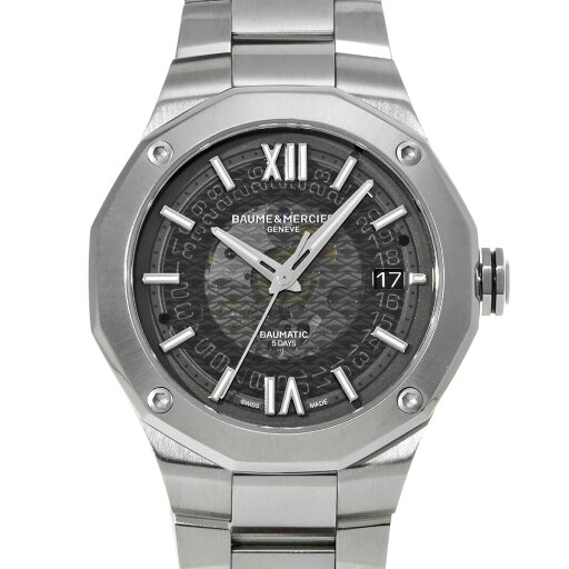 ボーム&メルシェ Baume & Mercier リビエラ ボーマティック M0A10702 ブラック メンズ 腕時計 ボーム&メルシェ 時計 高級腕時計 ブランド 【ローン36回払い無金利】【中古】 ボーム&メルシェ Baume & Mercier リビエラ ボーマティック M0A10702 ブラック メンズ 腕時計 ボーム&メルシェ 時計 高級腕時計 ブランド 【ローン36回払い無金利】【中古】