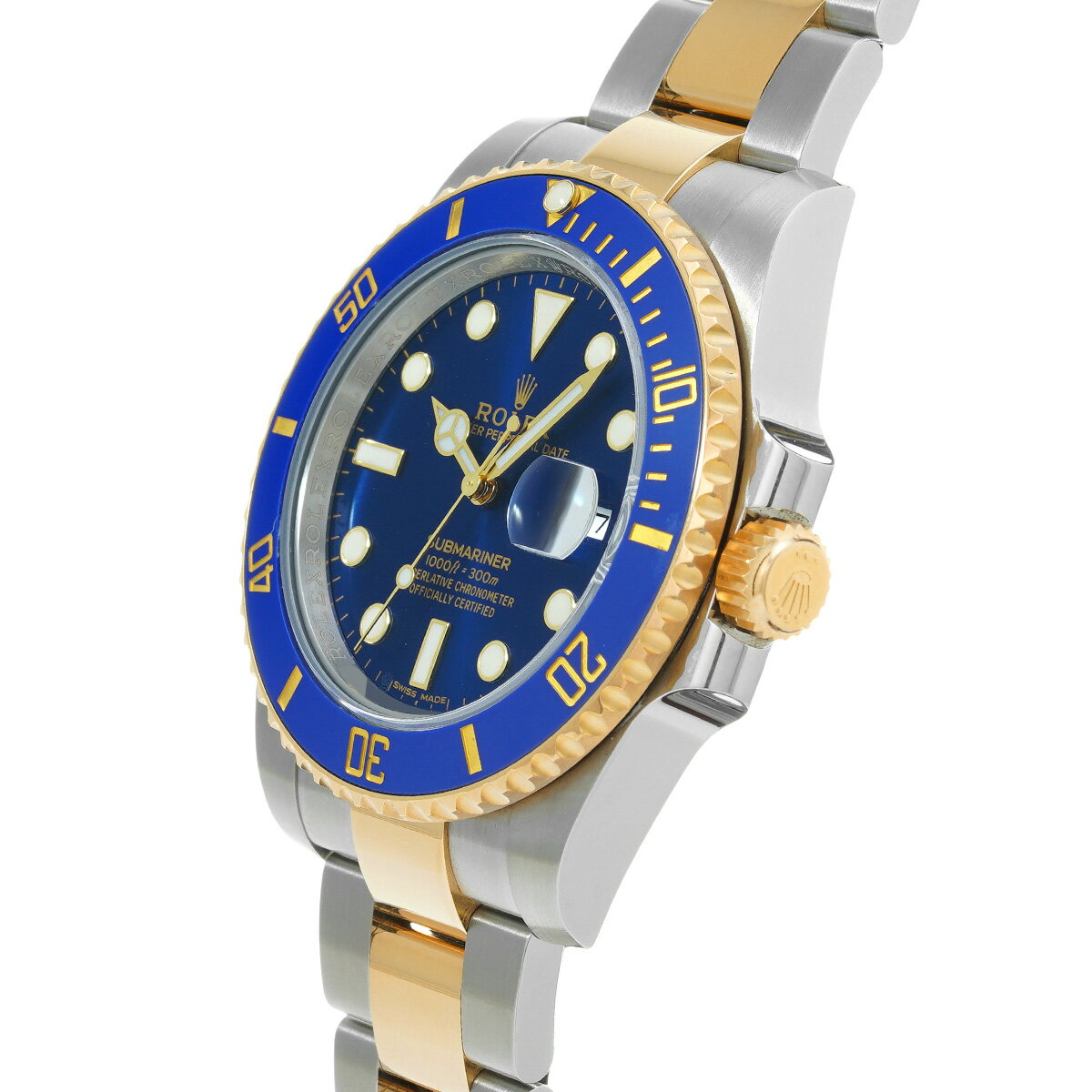 【〜11/27 最大3万円クーポン】ロレックス ROLEX サブマリーナ デイト 116613LB ランダムシリアル ブルー メンズ 腕時計 ロレックス 時計 高級腕時計 ブランド 【ローン48回払い無金利】【中古】