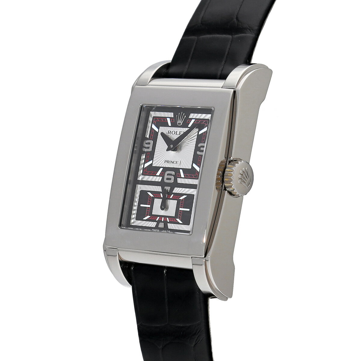 ロレックス ROLEX チェリーニ プリンス 5443/9 D番(2006年頃製造) シルバー メンズ 腕時計 ロレックス 時計 高級腕時計 ブランド 【ローン36回払い無金利】【中古】