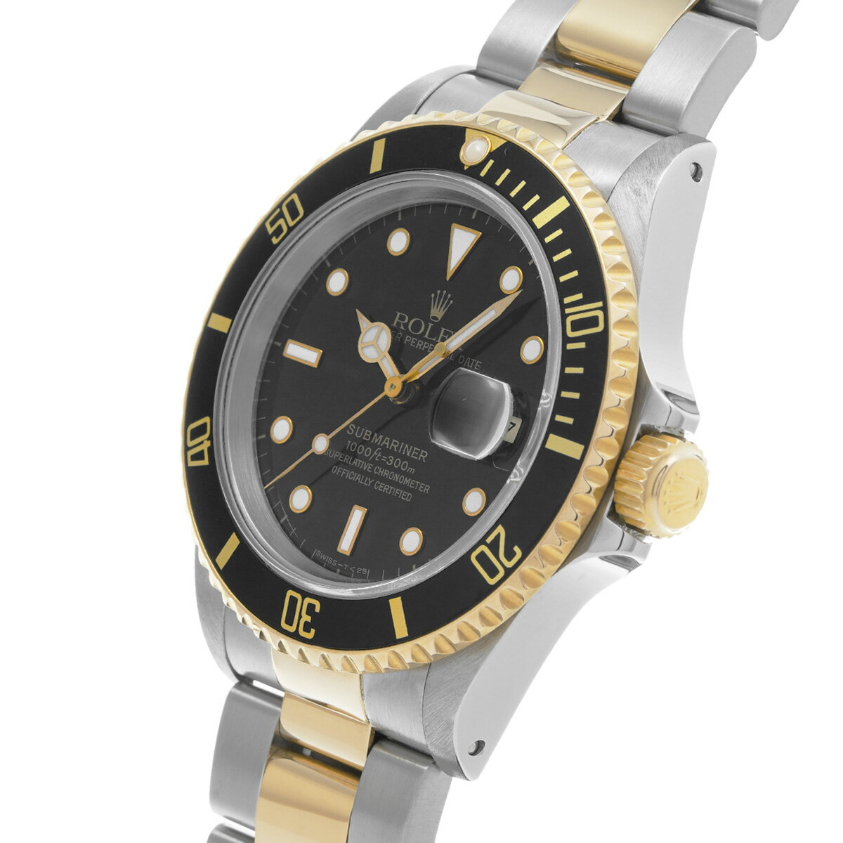 【〜11/27 最大3万円クーポン】ロレックス ROLEX サブマリーナ デイト 16613 X番(1993年頃製造) ブラック メンズ 腕時計 ロレックス 時計 高級腕時計 ブランド 【ローン48回払い無金利】【中古】