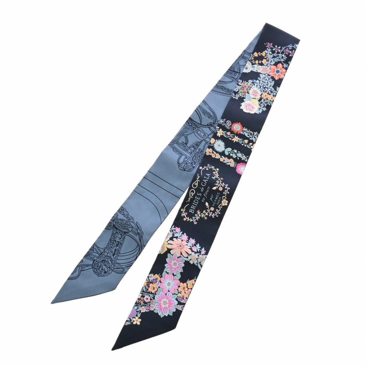 【〜9/24 最大3万円クーポン】エルメス HERMES ツイリー BRIDES DE GALA EN FLEURS マルチカラー 064220S シルク100％ レディース スカーフ エルメス 【ローン36回払い無金利】【中古】のサムネイル