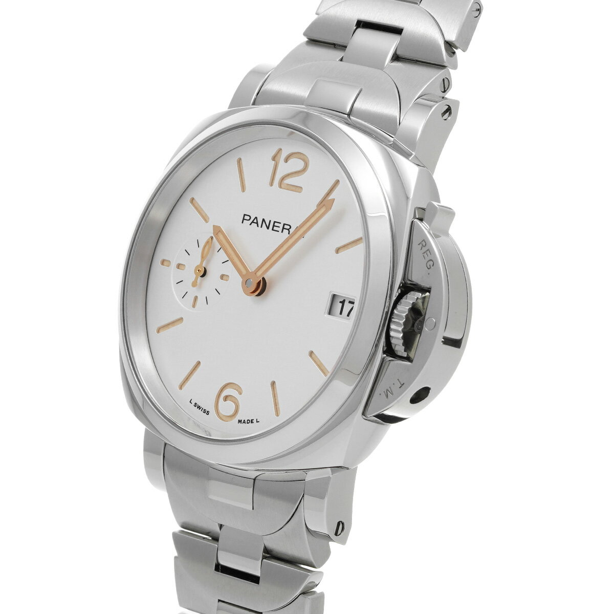 【〜9/24 最大3万円クーポン】パネライ PANERAI ルミノールマリーナ 44MM PAM01508 AA番(2024年頃製造) ホワイト メンズ 腕時計 パネライ 時計 高級腕時計 ブランド 【ローン36回払い無金利】【中古】