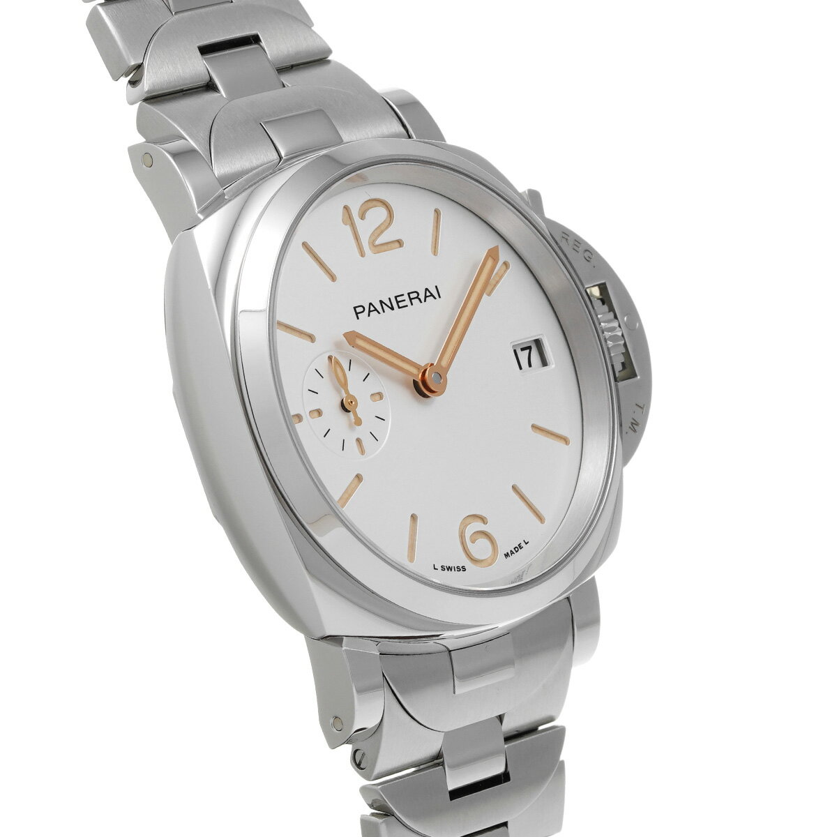 【〜9/24 最大3万円クーポン】パネライ PANERAI ルミノールマリーナ 44MM PAM01508 AA番(2024年頃製造) ホワイト メンズ 腕時計 パネライ 時計 高級腕時計 ブランド 【ローン36回払い無金利】【中古】