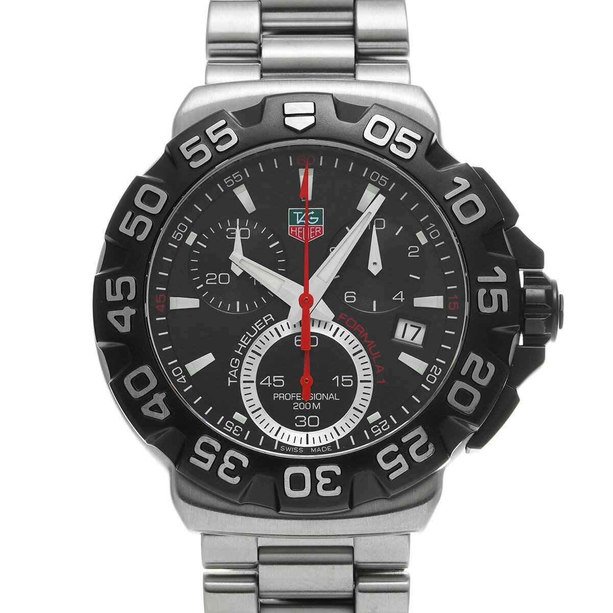 タグ ホイヤー TAG HEUER フォーミュラ1 クロノグラフ CAH1110.BA0850 ブラ ...