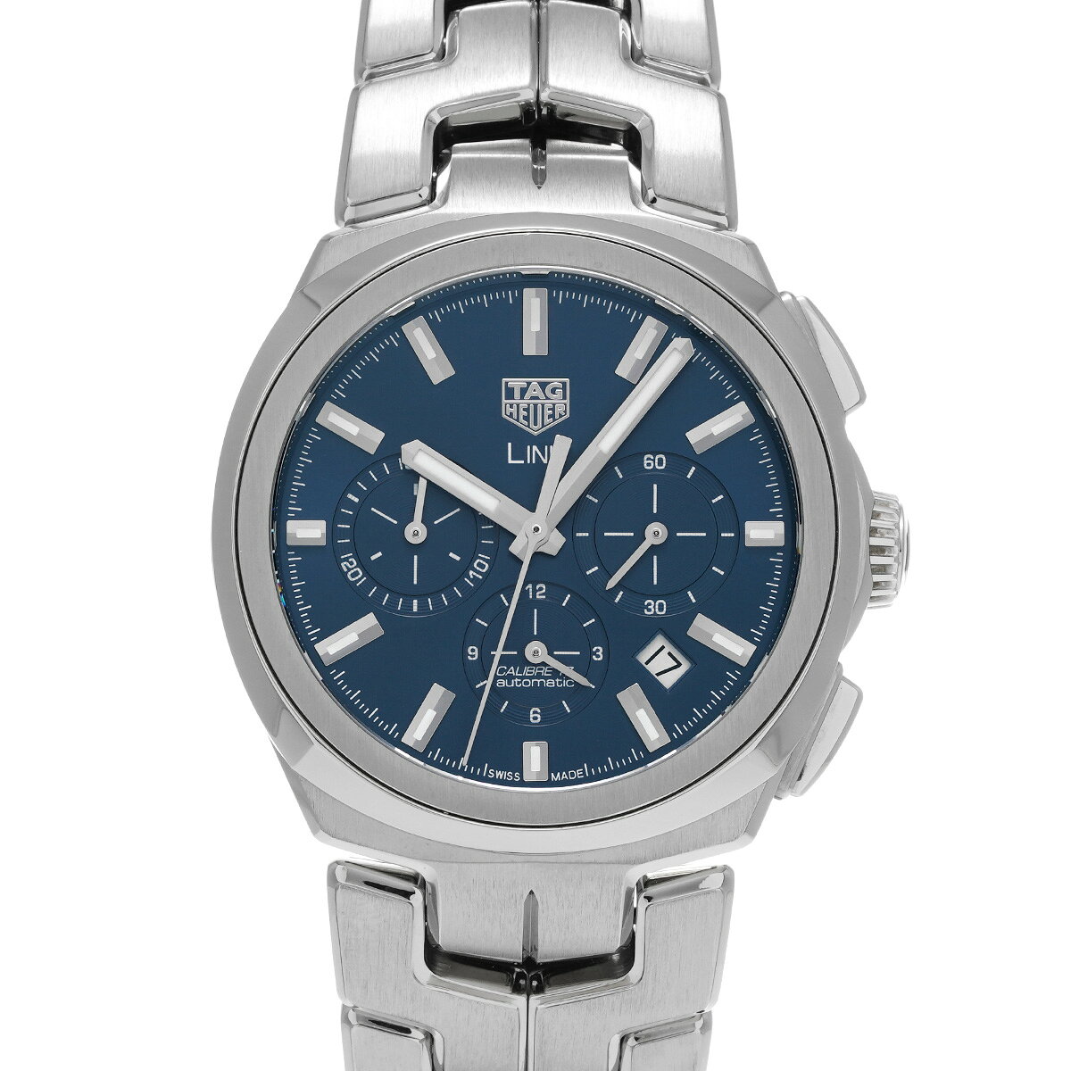 タグ ホイヤー TAG HEUER リンク キャリバー17 クロノグラフ CBC2112.BA0603 ブルー メンズ 腕時計 タグ ホイヤー 時計 高級腕時計 ブランド 【ローン48回払い無金利】【中古】