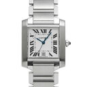 カルティエ CARTIER タンク フランセーズ LM W51002Q3 シルバー メンズ 腕時計 カルティエ 時計 高級腕時計 ブランド 【ローン36回払い無金利】【中古】