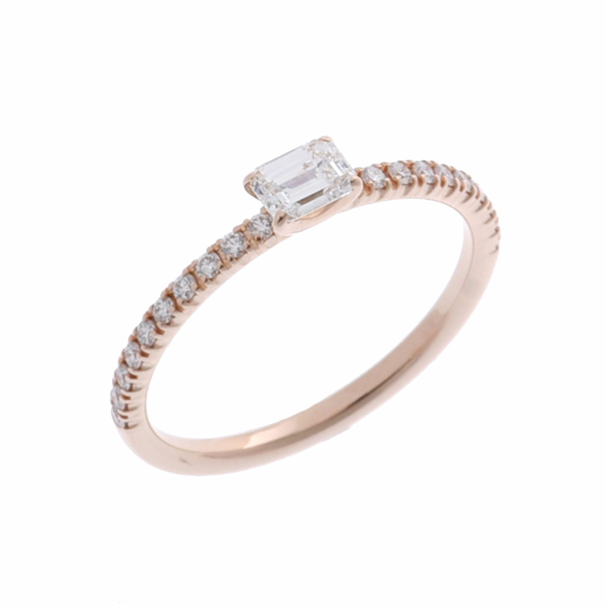 カルティエ CARTIER エタンセルドゥ エメラルドカット リング #47 B4216700 K18ピンクゴールド PG ダイヤモンド レディース リング・指輪 カルティエ 【ローン48回払い無金利】【中古】