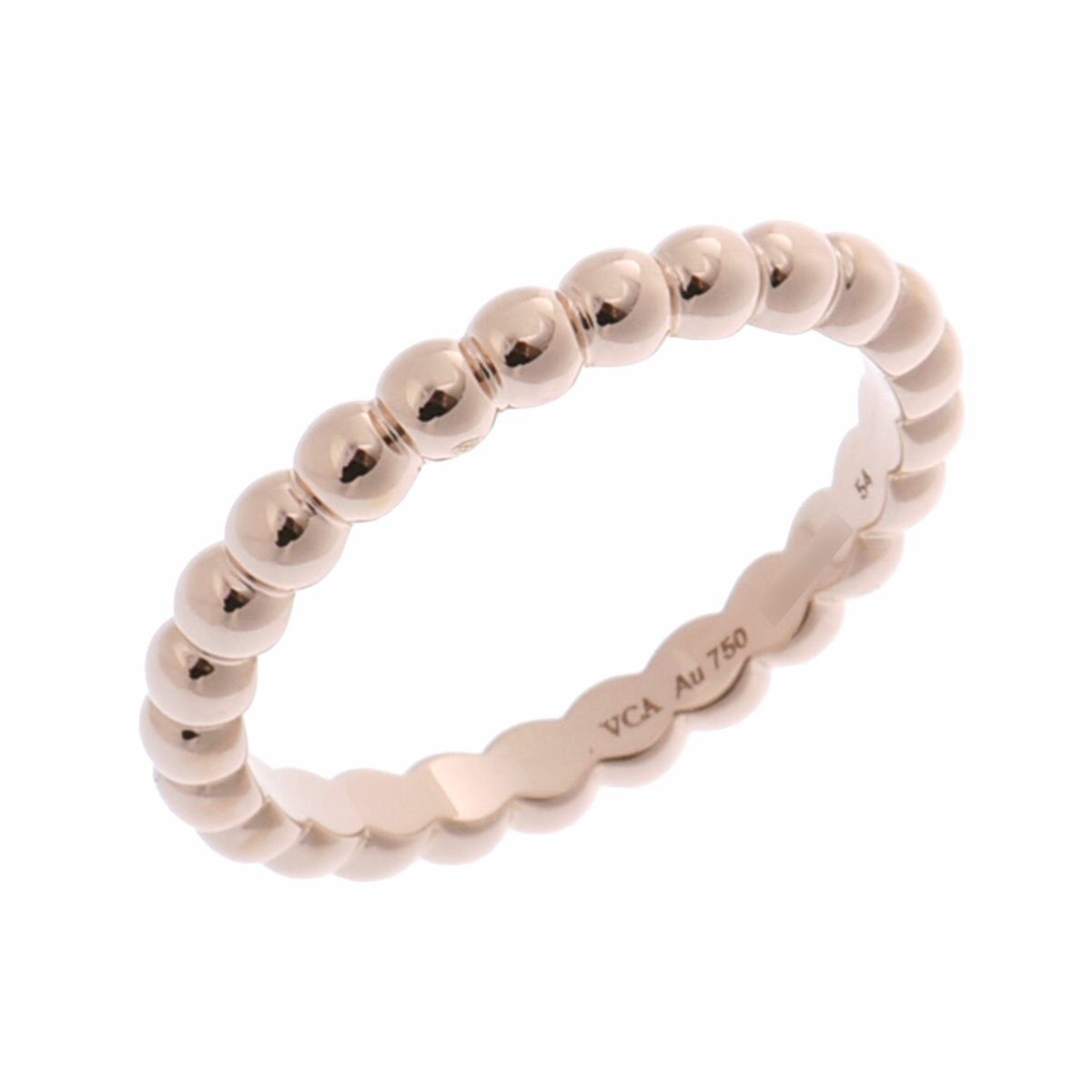 ヴァン クリーフ&アーペル Van Cleef & Arpels ペルレリング スモール #54 K18ピンクゴールド PG レディース リング・指輪 ヴァン クリーフ&アーペル 【ローン36回払い無金利】【中古】のサムネイル