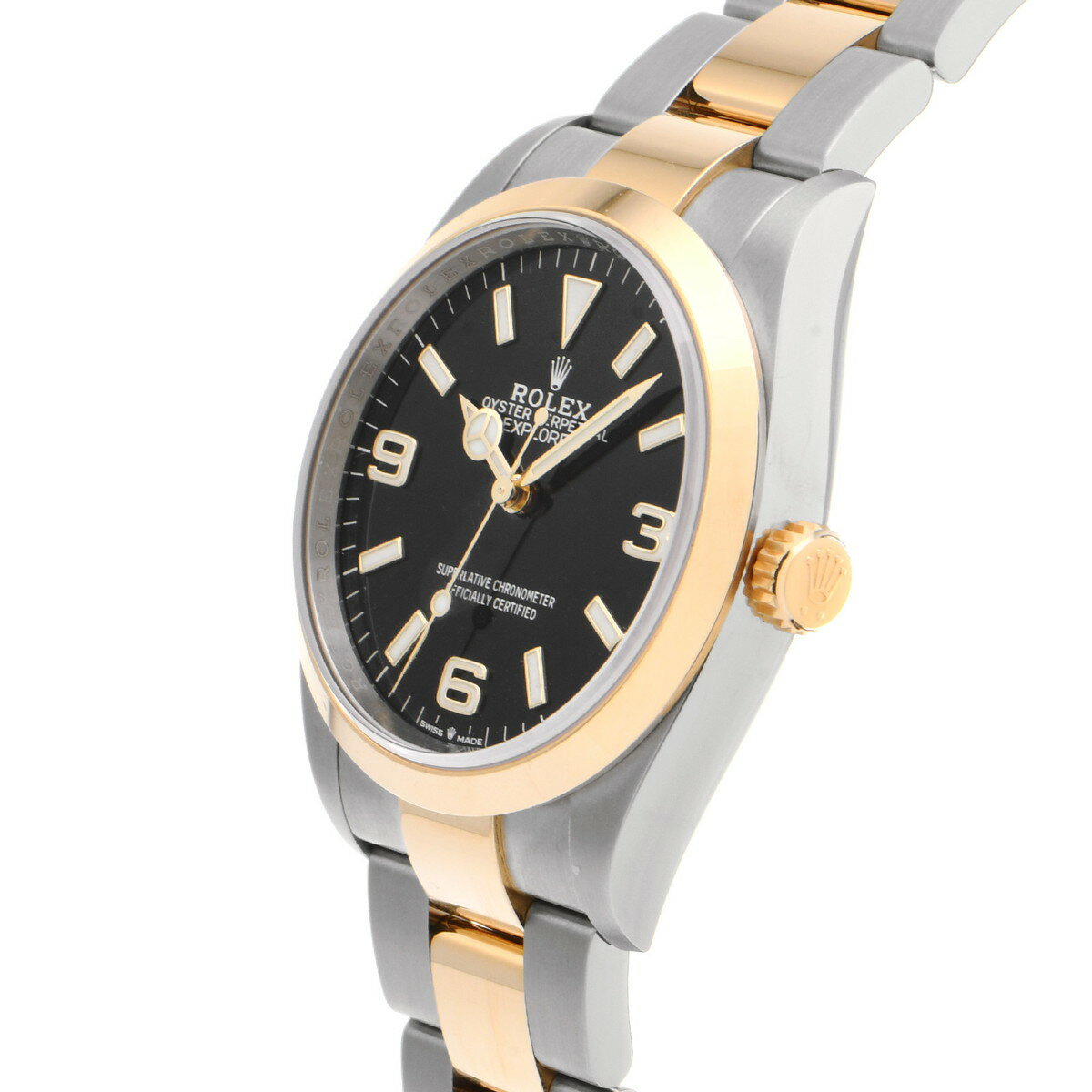 【〜11/27 最大3万円クーポン】ロレックス ROLEX エクスプローラー 36 124273 ブラック メンズ 腕時計 ロレックス 時計 高級腕時計 ブランド 【ローン48回払い無金利】【中古】